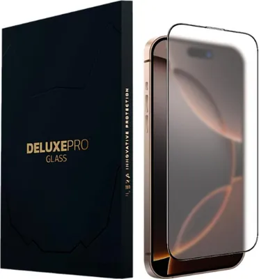 Zdjęcie produktu dla iLera DeLuxe Frosted Szkło ochronne do iPhone 16 Pro Max