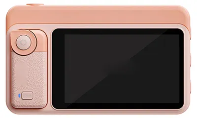 Produktbild von 3,1-Zoll-Rückfahrkamera-Monitor für Smartphone-Vlogging, 2,4-GHz-/5-GHz-Dualband-Funkverbindung mit magnetischer Fernbedienung, 4K-HD-Video, rosa