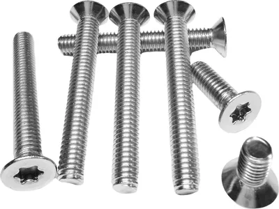 Produktbild von Senkkopfschrauben Torx DIN 965 EDELSTAHL A2 14581 (6X80 mm, 50 Stück)