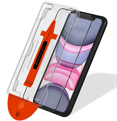 Zdjęcie produktu dla 1-pak iPhone 11 Szkło ochronne na ekran - Szkło hartowane | [Automatyczna instalacja] - Bez bąbelków