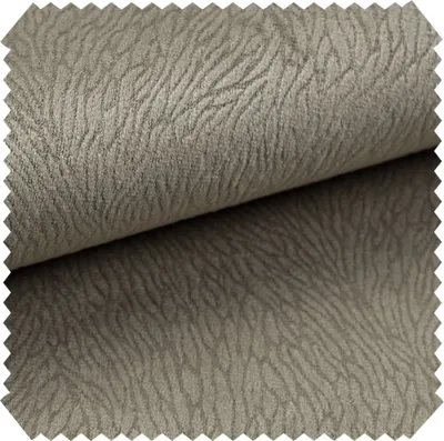 Productafbeelding van novely® TILDA - Zachte chenille-stoffering met een fijn patroon - Duurzame velours-stoffering - Gemakkelijk te onderhouden, verkrijgbaar per meter - Kleur: 03 Lichtbruin