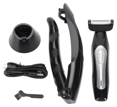 Imagen del producto de Recortador de barba para hombres, alcance extendido, mango desmontable, afeitadora versátil para uso húmedo y seco