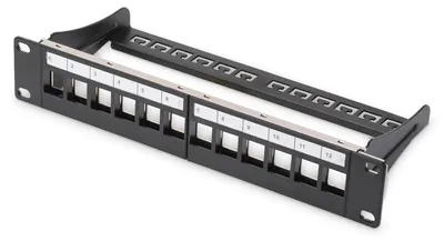 Produktbild von DIGITUS Modulares Patchpanel, 12-Port