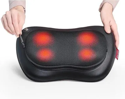 Obrázok produktu pre Ergonomický vankúš pre pohodlie s technológiou tepla a akupunktúry – ideálny pre domácnosť aj pracovisko.
