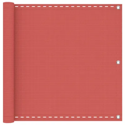 Obrázek produktu pro vidaXL Balkónový paraván, terakota, 90 x 1000 cm, HDPE a hliník