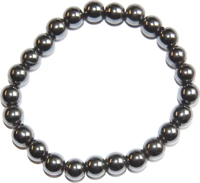Produktbild von Edelstein-Armband, Kugeln, Hämatit, Ø 8 mm