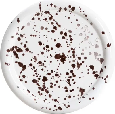 Produktbild von HOMLA WILORA Dessertteller gefleckt braun 21 cm