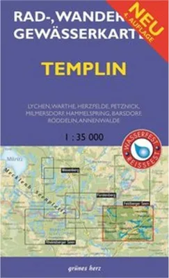 Produktbild von Templin 1 : 35 000 Rad-, Wander- und Gewässerkarte
