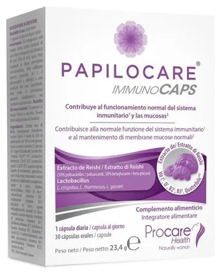 Produktbild von PAPILOCARE IMMUNOCAPS, 30 Kapseln
