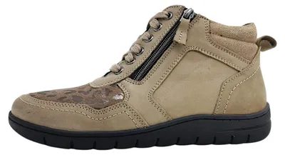 Productafbeelding van Naturläufer Stiefletten Damenschuhe Schnürstiefel Beige Freizeit