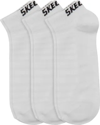 Produktbild von Skechers Socks Herren SK43022 Füßlinge, Weiß (White 1000), (Herstellergröße: 43/46) (3er Pack)