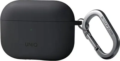 Obrázok produktu pre Uniq Puzdro Pre Nexo Airpods Pro 2 Gen + Ušné Háčiky Silikónová Šedá/Uhlovo Šedá