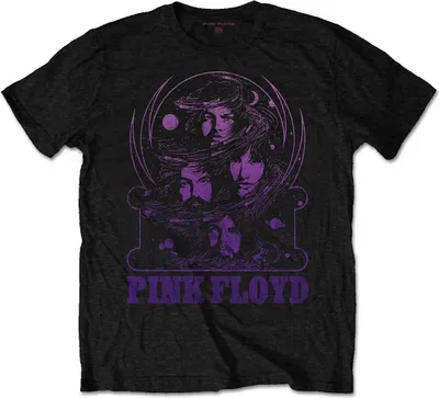 Produktbild von Pink Floyd Purple Swirl Black L T-Shirt