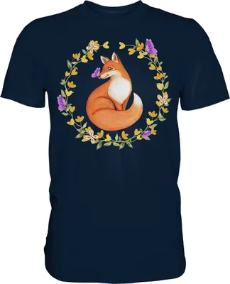 Produktbild von Fuchs Schmetterling T-Shirt – Navy / S