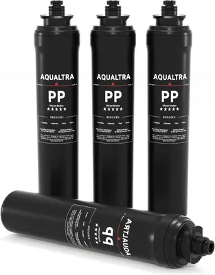 Produktbild von Wasserfilter Ersatzfilterpatrone PP 15 Zoll, 4 Stück, für Untertischsysteme