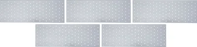 Produktbild von Alberts 820817 Lochplatte, sendzimirverzinkt, 400 x 120 mm, 5er Set