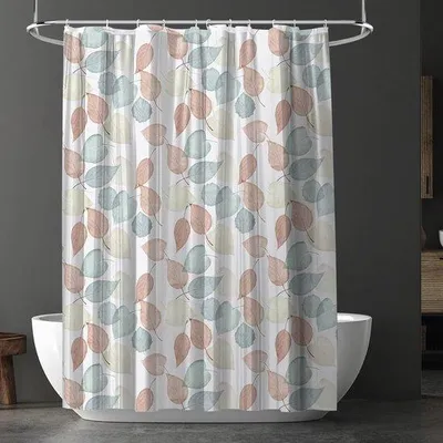 Produktbild von Ibenzoa® Duschvorhang – wasserabweisend & schimmelbeständig, PEVA, halbtransparent, 180 x 180 cm, inkl. 12 Ringe