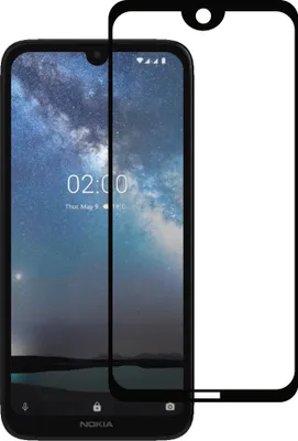 Produktbild von Smartphonica Displayschutzfolie für Nokia 2.2 - Full Cover Tempered Glass - Gehärtetes Glas für Nokia 2.2