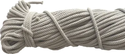 Produktbild von Ø 6 mm x 100 m Baumwollkordel Kordel Baumwolle 100 % Baumwollschnur Graubeige Ø 6 mm