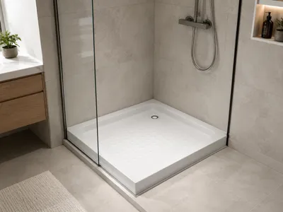 Zdjęcie produktu dla Brodzik prysznicowy akrylowy kwadratowy 80x80 Corciano Kamaris