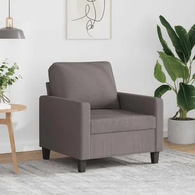 Zdjęcie produktu dla Fotel w kolorze taupe o szerokości siedziska 60 cm
