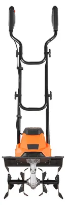 Obrázok produktu pre Elektrická kultivátorka SucceBuy s pracovnou šírkou 36 cm, pracovnou hĺbkou 22 cm a výkonom 1200 W, kultivátor s oceľovými hrotmi a sklopným riadidlom, ideálny na údržbu záhrady, trávnika a dvora