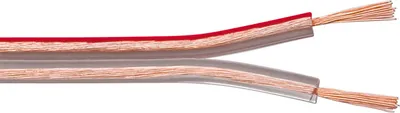 Immagine prodotto di goobay cavo per altoparlanti CU 2 x 2,5 mm trasparente rotolo da 25 m
