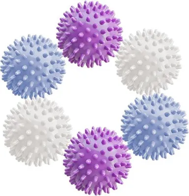 Immagine prodotto di Palline lavanti riutilizzabili per lavatrice e asciugatrice - Anti-piega - 6 cm