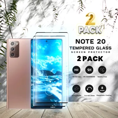Obrázek produktu pro 2 balení Samsung Galaxy Note 20 - 9H tvrzené sklo - Vysoce kvalitní 3D ochrana displeje