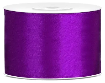 Obrázok produktu pre Wstążka satynowa 50mm x 25 m Purpurowa