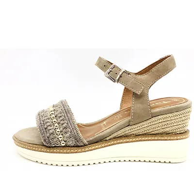 Produktbild von Tamaris sandalette Damen Sandalette in Beige, Größe 39