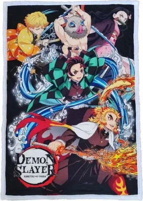 Immagine prodotto di Demon Slayer: Kimetsu no Yaiba Fleecedecke 100 x 150 cm