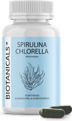 Produktbild von Biotanicals Spirulina Chlorella, 120 St KAP