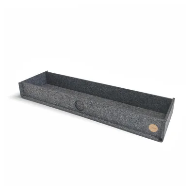 Produktbild von Aufbewahrungsbox CARGA Filz 16,5 x 56 x 6,5 cm ohne Deckel in anthrazit meliert