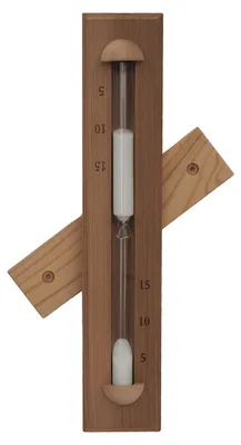 Obrázek produktu pro Deluxe sauna přesýpací hodiny 15 minut - Nástěnné cedrové dřevo