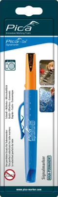 Produktbild von Pica-Marker 8083, Rundspitze, Schwarz, Orange, Blau, Glas, Metall, Holz/Laminat, Fettdruck, 8 mm