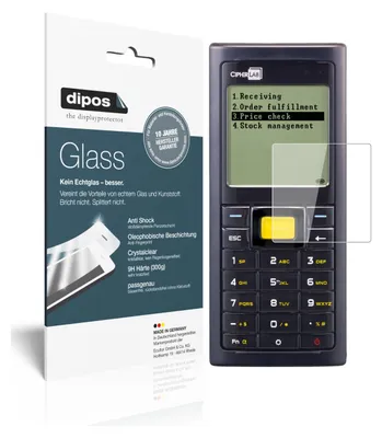 Produktbild von 2x Schutzfolie für Cipherlab 8200 - Anti-Shock 9H Folie Glass Kunststoffglas
