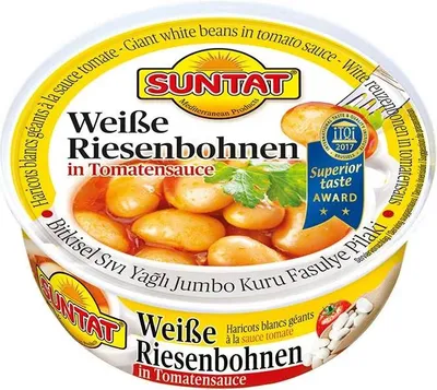 Produktbild von SUNTAT Riesenbohnen in Tomatensoße 280g
