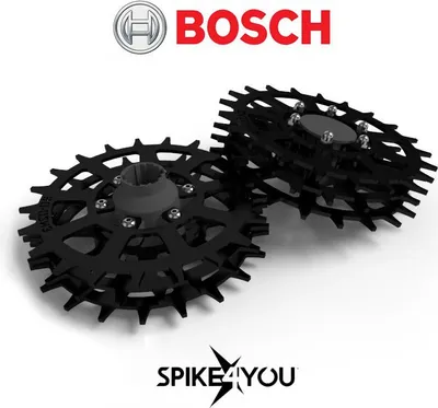 Obrázok produktu pre Kolesá pre robotickú kosačku BOSCH INTEGO, nerezová oceľ, 3 mm