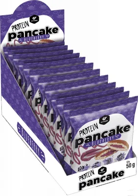 Produktbild von Go Fitness Protein Pancake (12x55g) Blueberry - Funktionelle Lebensmittel - Eiweiß-Snacks
