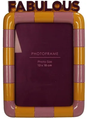 Productafbeelding van HD Collection fotolijst, prachtig polyresin, meerkleurig, 13x18 cm