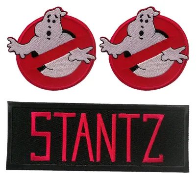 Obrázek produktu pro Krotitel duchů Set 3 pieces Stantz Logo Film - patch, nažehlovačka, nažehlovačka, nášivka, samolepka