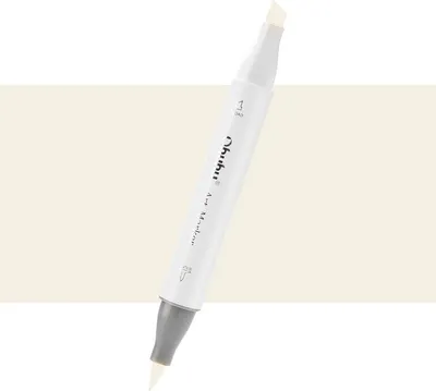 Zdjęcie produktu dla OHUHU dwustronny marker alkoholowy Brush & Chisel, GY173 Dim Green