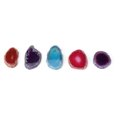 Produktbild von Achátový plátok, Achátové plátky Geode, Prírodný achátový plátok, Achátová doska, Achátový plátok Lot