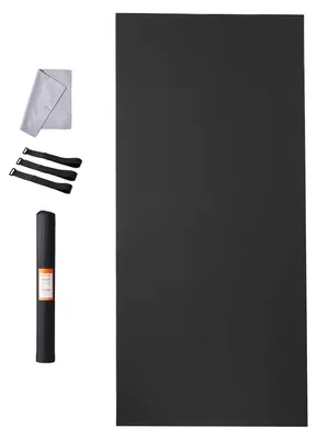 Zdjęcie produktu dla Mata do ćwiczeń – mata do jogi – mata do pilatesu – mata do treningu – mata treningowa – bardzo duża 12x6ft – antypoślizgowa, PVC, grubość 7 mm