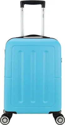 Produktbild von Decent DRK7028 Handgepäckkoffer Hartschale, Blau, 32 l, 55 x 35 x 20 cm, TSA-Schloss