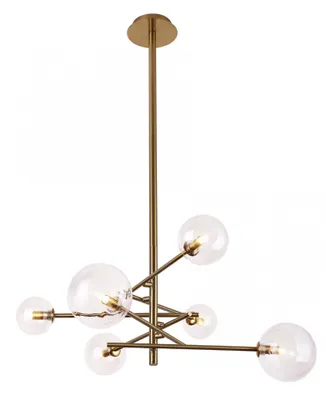 Productafbeelding van Hanglamp LOLLIPOP, messing, 6xG9, 40W, metaal, afmetingen: 115x70x60cm, IP20, Maxlight