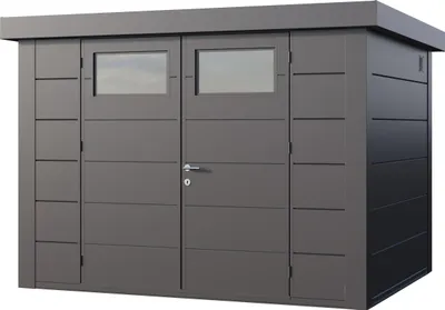 Produktbild von Telluria Metallgerätehaus Classico 3024-granitgrau/anthrazit