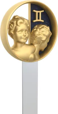 Produktbild von Lesezeichen Sternzeichen - Metall - 15x5x2cm - Gold