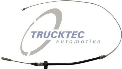 Produktbild von TRUCKTEC AUTOMOTIVE Handbremsseil Seilzug Feststellbremse passend für MERCEDES-BENZ SPRINTER 3-t Kasten (903) Hinten 02.35.267